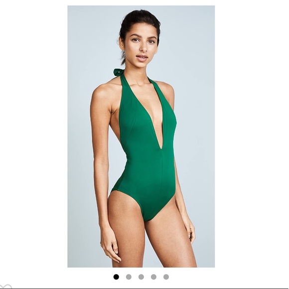 emerald one piece swimsuit